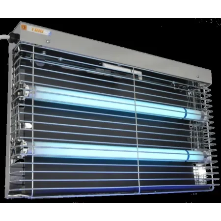 TRIO-STEEL  2x15W zasięg do 80m2 nierdzewna