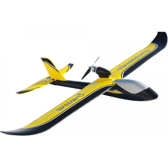 Huntsman 1100 Glider V2 2.4GHz RTF (rozpiętość 110cm) - żółty (BRAK KABINY)