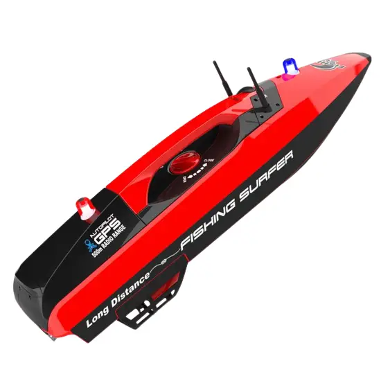 Łódka zanętowa Fishing Surfer GPS 2.4GHz RTR - czerwona-1274098