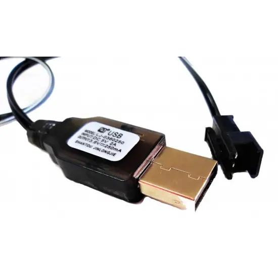 Ładowarka USB  NiMH/NiCd 4.8V 250mAh SM