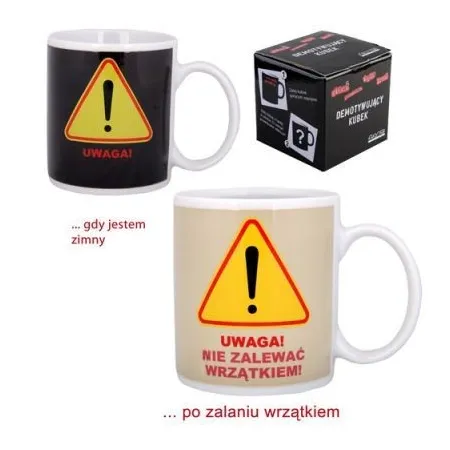 Niesamowity Demotywujący Kubek - Uwaga!-1635390