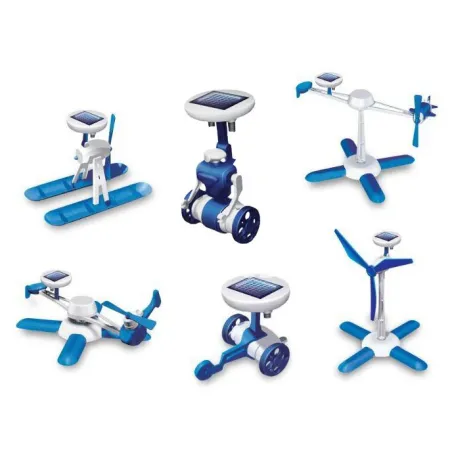 Roboty solarne 6w1 - Solar Kit - wiatrak, helikopter, auto, robot-1635411