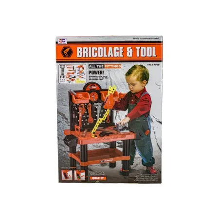 Zestaw Majsterkowicza, Warsztat stolarski - stolik, klucze, piła-1635458