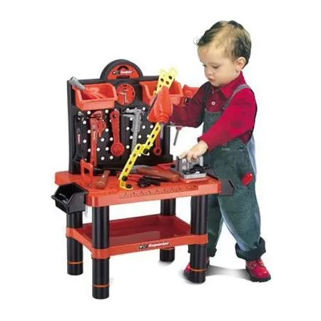 Zestaw Majsterkowicza, Warsztat stolarski - stolik, klucze, piła-1635468