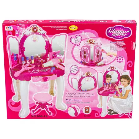 Toaletka dla Małej Księżniczki - dźwięki, światło, akcesoria, gniazdo MP3-1635478