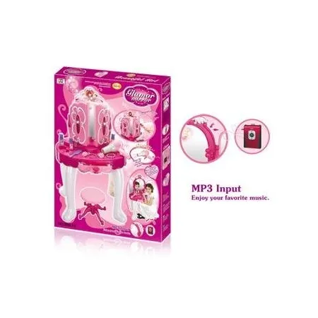 Toaletka dla Małej Księżniczki - dźwięki, światło, akcesoria, gniazdo MP3-1635486