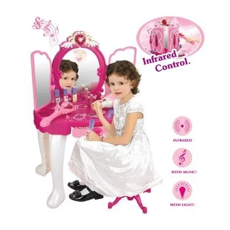 Toaletka dla Małej Księżniczki - dźwięki, światło, akcesoria, gniazdo MP3-1635497