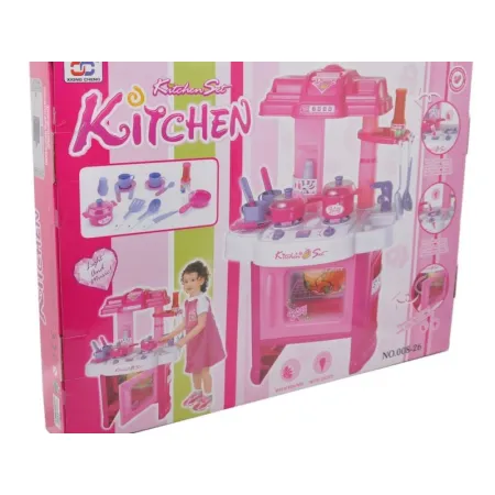 Kuchnia Z Piekarnikiem Różowa - Dźwięki, Światło, Akcesoria-1635514