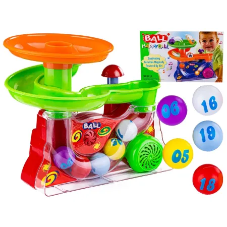 Edukacyjna Fontanna z Piłek - skaczące piłeczki
