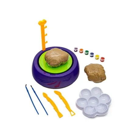 Koło Garncarskie - Mały Artysta - farbki, masa, koło, narzędzia-1635773