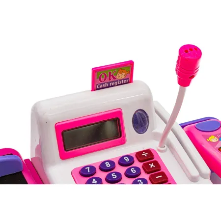 Edukacyjna kasa sklepowa- kalkulator, mikrofon, akcesoria-1635851