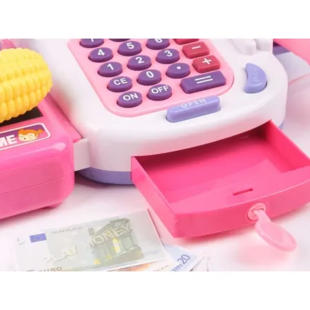 Edukacyjna kasa sklepowa- kalkulator, mikrofon, akcesoria-1635868