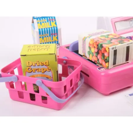 Edukacyjna kasa sklepowa- kalkulator, mikrofon, akcesoria-1635870