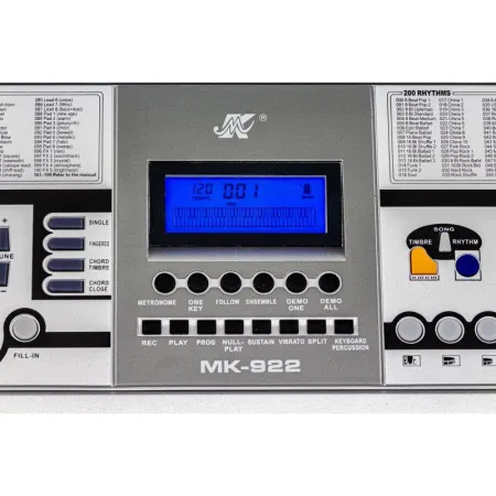 Keyboard MK-922 - duży wyświetlacz LCD, 61 klawiszy-1635933