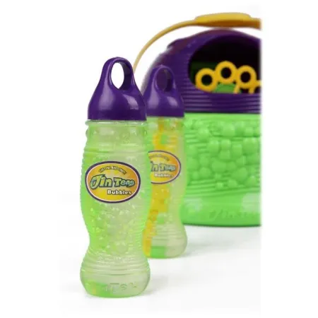 Maszynka do puszczania kolorowych baniek mydlanych + 2xuzupełniacz Bańki-1636035