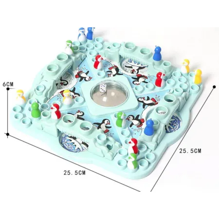 Gra planszowa wyścigi pingwinów chińczyk-1636167