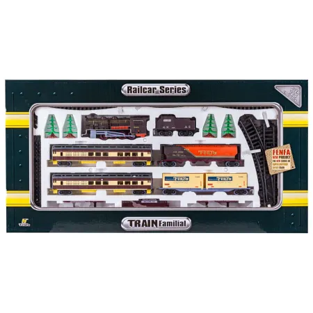 Realistyczna Kolejka Parowóz Wagony Zajazd Tory-1636213