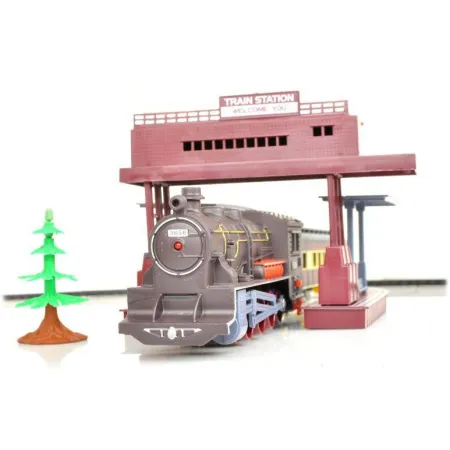 Realistyczna Kolejka Parowóz Wagony Zajazd Tory-1636223