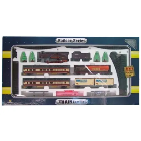 Realistyczna Kolejka Parowóz Wagony Zajazd Tory-1636224