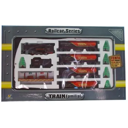 Realistyczna Kolejka Fenfa - Parowóz + Cysterny-1636234