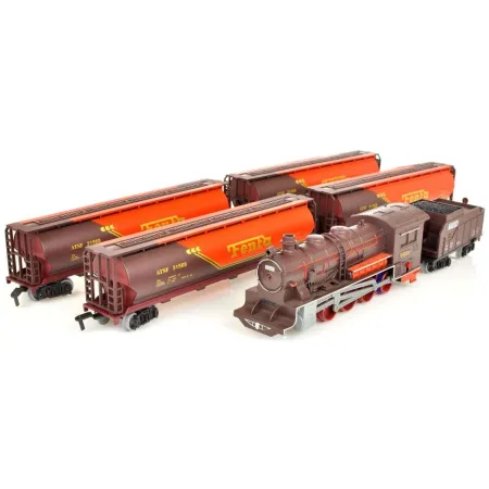 Realistyczna Kolejka Fenfa - Parowóz + Cysterny-1636247