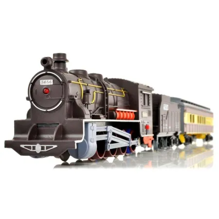 Realistyczna Kolejka Fenfa - Parowóz + Wagony Pasażerskie-1636263