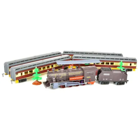 Realistyczna Kolejka Fenfa - Parowóz + Wagony Pasażerskie-1636268