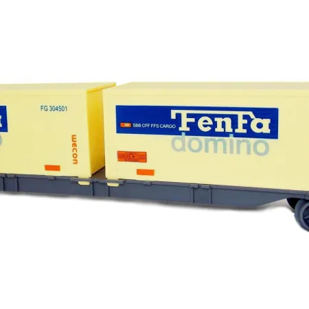 Realistyczna Kolejka Fenfa - Parowóz + Wagony Towarowe-1636288