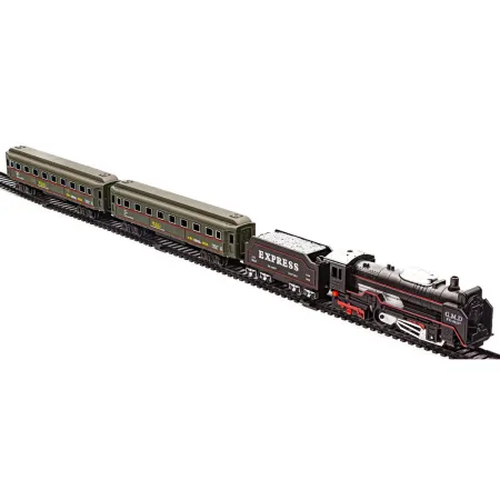 Realistyczna, Elektryczna Kolejka - Parowóz + Wagony-1636343