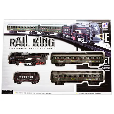 Realistyczna, Elektryczna Kolejka - Parowóz + Wagony-1636345