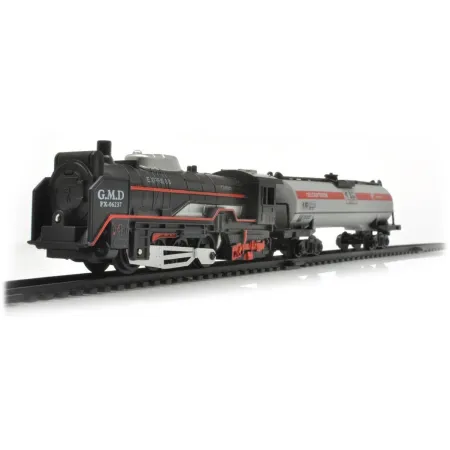 Elektryczna Kolejka - Parowóz + 3 Wagony-1636397