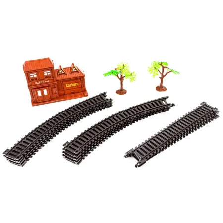 Elektryczna Kolejka Rail King, Parowóz + 3 Wagony-1636405