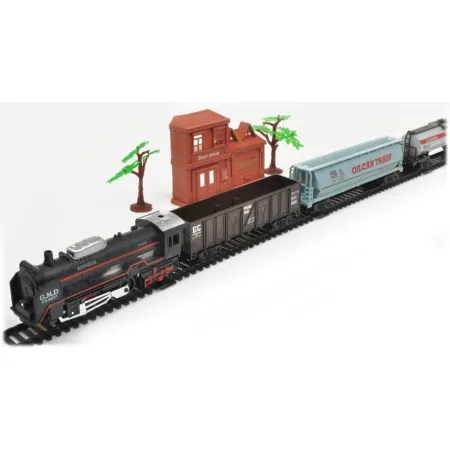 Elektryczna Kolejka Rail King, Parowóz + 3 Wagony-1636413