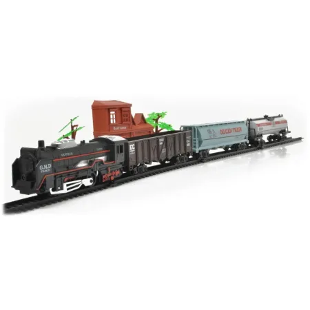 Elektryczna Kolejka Rail King, Parowóz + 3 Wagony-1636414