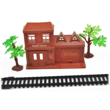 Elektryczna Kolejka - Parowóz + Wagony Pasażerskie-1636450