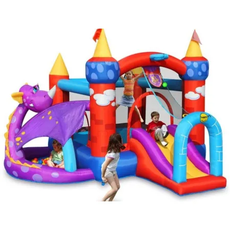 Smocza Przygoda Dmuchaniec Zamek Dmuchany HappyHop Zjeżdzalnia Trampolina