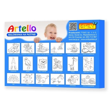 Artello - Malowanka Na Płótnie - 2 Obrazy - Zestaw Deluxe-1636517