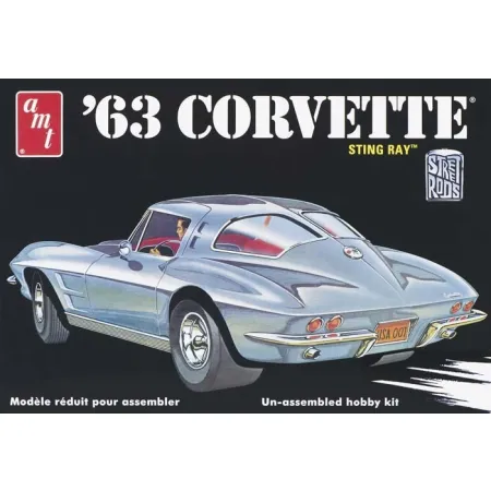 Model plastikowy AMT - 1963 Chevy Corvette