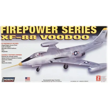 Model Plastikowy Do Sklejania Lindberg (USA) Odrzutowiec XF-88 Voodoo-1637096
