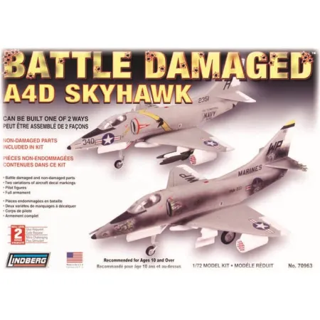 Model Plastikowy Do Sklejania Lindberg (USA) Odrzutowiec A4D Skyhawk