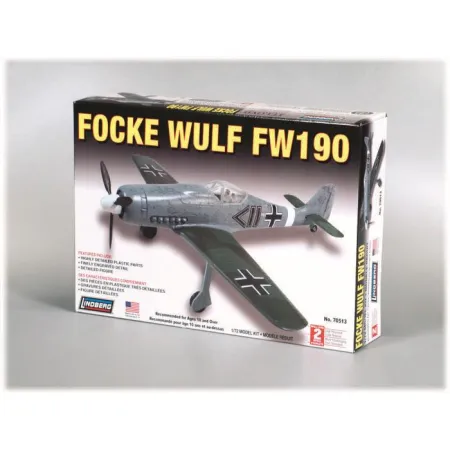 Model Plastikowy Do Sklejania Lindberg (USA) Samolot FW-190 Focke Wulf-1637149