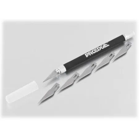 Proedge - Nóż #4 Grip Soft Handle (czarny) + 5 ostrzy #11 (tuba) [#35044]