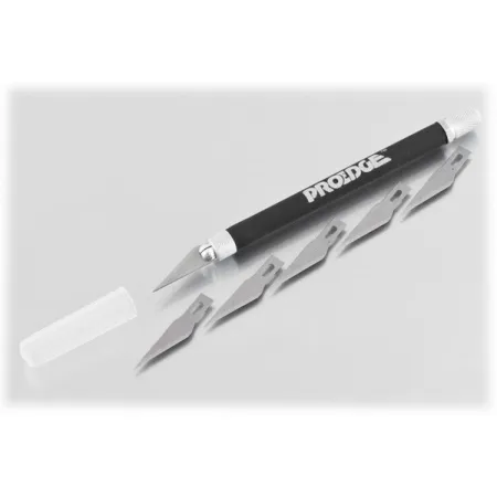 Proedge - Nóż #4 Grip Soft Handle (czarny) + 5 ostrzy #11 [#31044]