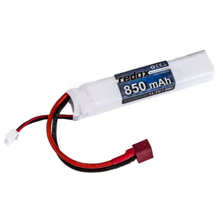 Pakiet Akumulator Redox LiPo 850 mAh 11,1V 20C Scalony