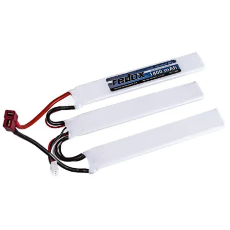 Pakiet Akumulator Redox LiPo 1400 mAh 11,1V 20C 1+1+1 (rozdzielony)