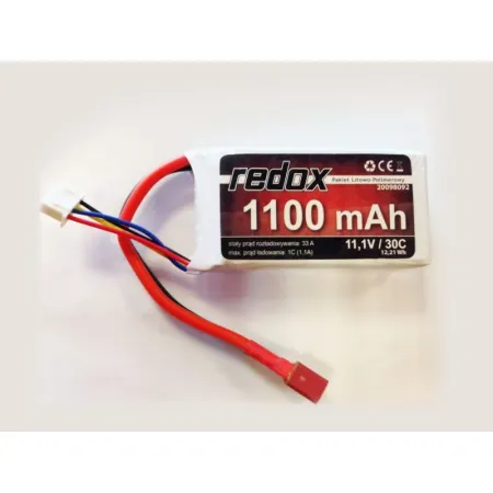 Pakiet Akumulator Redox LiPo 11,1V 1100mAh 30c-1637563