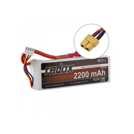 Pakiet Akumulator Redox LiPo 11,1V 2200mAh 30c