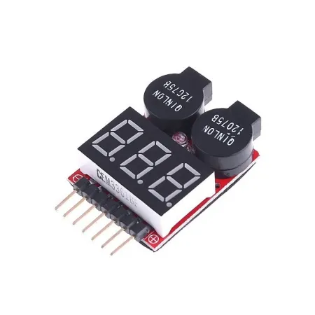 BUZZER Miernik Wskażnik napięcia z wyświetlaczem (regulowany)