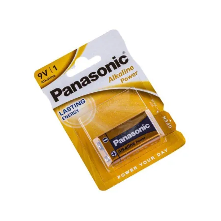 Bateria Alkaliczna Panasonic 9V 6LR61 - Blister 1 Szt