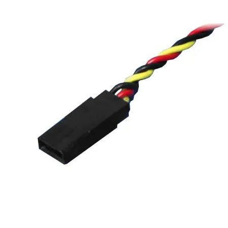 Przewód serwa z gniazdem, skręcony (JR) 30cm 3x0,33